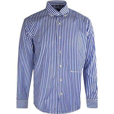 Marineblaues Langarmhemd mit Aquascutum-Markenlogo Marine XS Marineblaues Langarmhemd mit Aquascutum-Markenlogo Marine XS