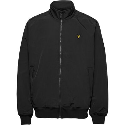 Lyle & Scott Outdoorjas Fleece gefütterte Trichterjacke Schwarz Schwarz L Lyle & Scott Outdoorjas Fleece gefütterte Trichterjacke Schwarz Schwarz L