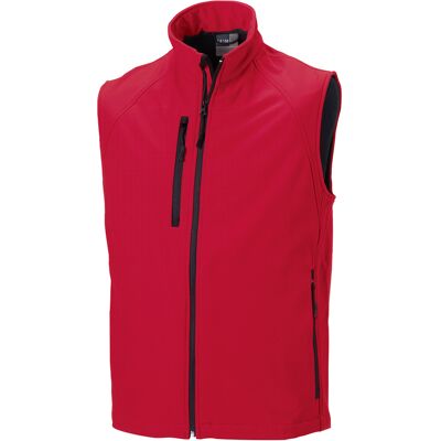 Russell Athletic Russell - Ärmellose Softshell-Jacke - Herren (Rot) Rot S Russell Athletic Russell - Ärmellose Softshell-Jacke - Herren (Rot) Rot S