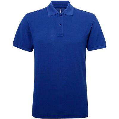 Asquith & Fox Herren-Kurzarm-Poloshirt aus Performance-Mischung (Royal) Blau L Asquith & Fox Herren-Kurzarm-Poloshirt aus Performance-Mischung (Royal) Blau L