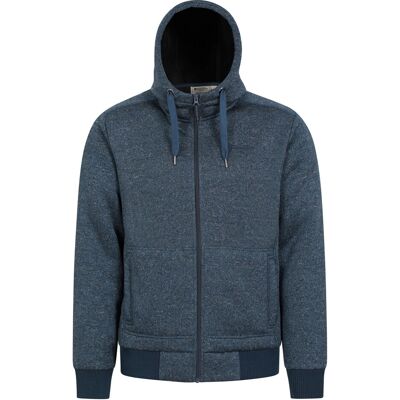 Mountain Warehouse Herren Nevis II Kunstpelz Hoodie (dunkelblau) Blau 2XL Mountain Warehouse Herren Nevis II Kunstpelz Hoodie (dunkelblau) Blau 2XL