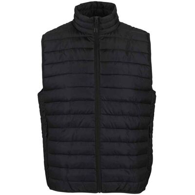 SOLS - "Stream" Weste für Herren (Schwarz) Schwarz 2XL SOLS - "Stream" Weste für Herren (Schwarz) Schwarz 2XL