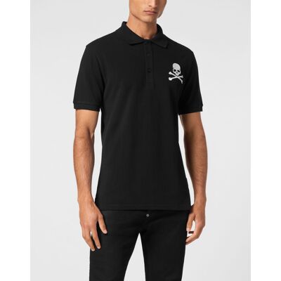 Philipp Plein Poloshirt Skull&Bones Schwarz S Philipp Plein Poloshirt Skull&Bones Schwarz S