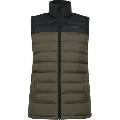 Mountain Warehouse - "Seasons II" Weste Wattiert für Herren (Khakigrün) Khaki L Mountain Warehouse - "Seasons II" Weste Wattiert für Herren (Khakigrün) Khaki L