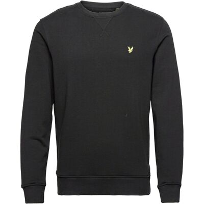 Lyle & Scott Sweatshirt mit Rundhalsausschnitt in Schwarz Schwarz S Lyle & Scott Sweatshirt mit Rundhalsausschnitt in Schwarz Schwarz S