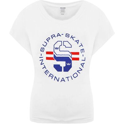 Supra Kurzarm runden Hals weißer Herren Skate T-Shirt 192233 166 Weiß S Supra Kurzarm runden Hals weißer Herren Skate T-Shirt 192233 166 Weiß S