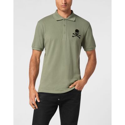 Philipp Plein Poloshirt Skull&Bones Grün S Philipp Plein Poloshirt Skull&Bones Grün S