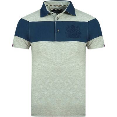 Aquascutum Farbe Block Aldis Wappen Brust Logo Grau Polo-Shirt Grau S Aquascutum Farbe Block Aldis Wappen Brust Logo Grau Polo-Shirt Grau S