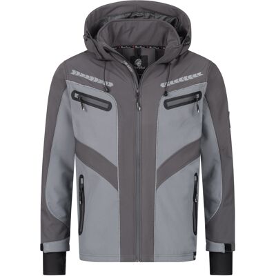 Rock Creek Softshelljacke Grau Grau L Rock Creek Softshelljacke Grau Grau L