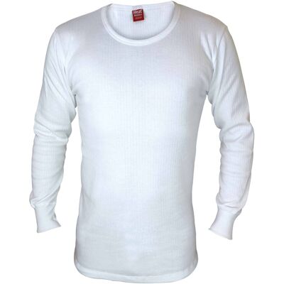 Heat Holders - Herren-Baumwoll-Wärmeunterwäsche Langarm-Top-Weste Weiß 2XL Heat Holders - Herren-Baumwoll-Wärmeunterwäsche Langarm-Top-Weste Weiß 2XL