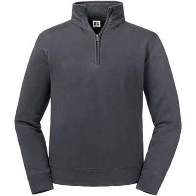 Russell Athletic Russell - "Authentic" Sweatshirt mit kurzem Reißverschluss für Herren (Grau) Dunkelgrau S Russell Athletic Russell - "Authentic" Sweatshirt mit kurzem Reißverschluss für Herren (Grau) Dunkelgrau S