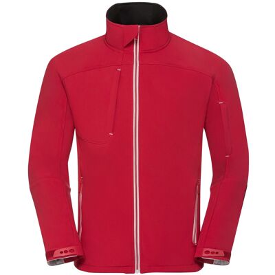 Russell Athletic Russell Herren Bionic Softshell Jacke (Klassisch Rot) Rot XS Russell Athletic Russell Herren Bionic Softshell Jacke (Klassisch Rot) Rot XS
