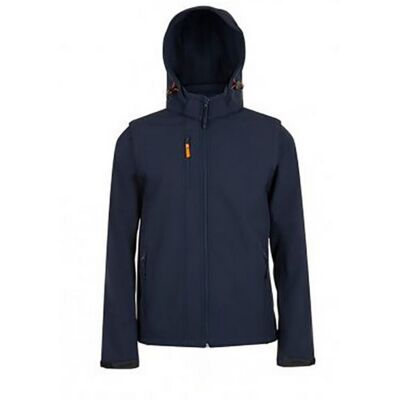 SOLS Herren Transformer Pro Softshell Jacke (French Navy) Marine L SOLS Herren Transformer Pro Softshell Jacke (French Navy) Marine L