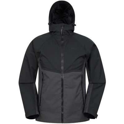 Mountain Warehouse Herren Verge Extreme Wasserdichte Jacke (Schwarz) Schwarz L Mountain Warehouse Herren Verge Extreme Wasserdichte Jacke (Schwarz) Schwarz L
