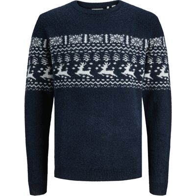 Produkt Pullover Cameron Strick Crew Neck Blau Blau L Produkt Pullover Cameron Strick Crew Neck Blau Blau L