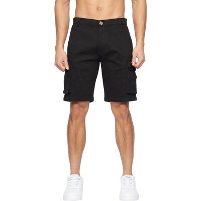 Crosshatch - "Frentons" Cargo-Shorts für Herren (Schwarz) Schwarz 34 Normal Crosshatch - "Frentons" Cargo-Shorts für Herren (Schwarz) Schwarz 34 Normal