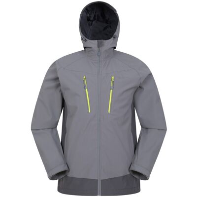 Mountain Warehouse Herren Bounds wasserdichte Jacke (Grau) Grau XS Mountain Warehouse Herren Bounds wasserdichte Jacke (Grau) Grau XS