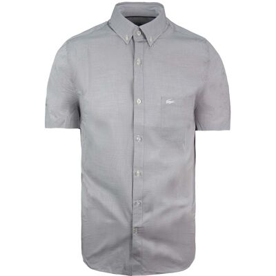 Lacoste Regular Fit Herrenhemd in Grau Grau M/L Lacoste Regular Fit Herrenhemd in Grau Grau M/L