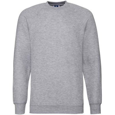 Russell Athletic Russell - Sweatshirt für Herren Raglanärmel (Helle Oxfordfarbe) Grau S Russell Athletic Russell - Sweatshirt für Herren Raglanärmel (Helle Oxfordfarbe) Grau S