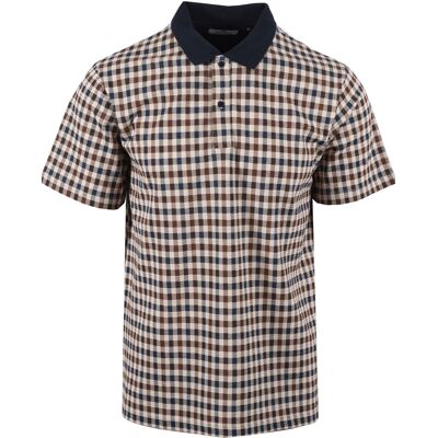 Aquascutum Ikonisches Polo Marine Mehrfarben 2XL Aquascutum Ikonisches Polo Marine Mehrfarben 2XL
