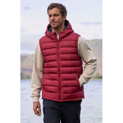 Mountain Warehouse - "Seasons" Weste Wattiert für Herren (Rot) Rot M Mountain Warehouse - "Seasons" Weste Wattiert für Herren (Rot) Rot M