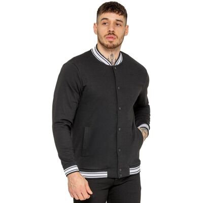 Enzo Milano Herren Bomberjacke Schwarz L Enzo Milano Herren Bomberjacke Schwarz L