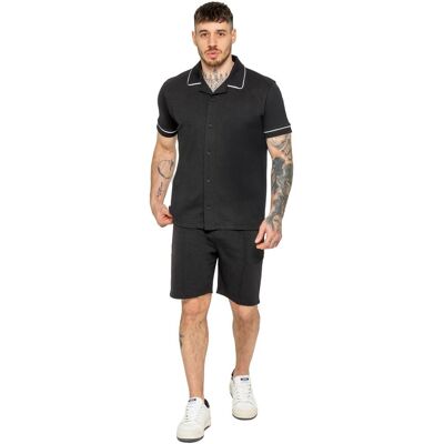 Enzo - Piping shirt set - Hemd mit Paspel - Shorts - Tracksuit Enzo - Piping shirt set - Hemd mit Paspel - Shorts - Tracksuit