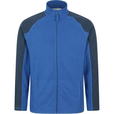 Mountain Warehouse - "Ashbourne" Fleecejacke Durchgehender Reißverschluss für Herren (Kobalt) Blau 2XS Mountain Warehouse - "Ashbourne" Fleecejacke Durchgehender Reißverschluss für Herren (Kobalt) Blau 2XS