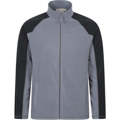 Mountain Warehouse - "Ashbourne" Fleecejacke Durchgehender Reißverschluss für Herren (Dunkelgrau) Grau 2XS Mountain Warehouse - "Ashbourne" Fleecejacke Durchgehender Reißverschluss für Herren (Dunkelgrau) Grau 2XS