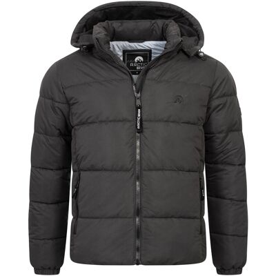 Arctic Seven Herren Winter Steppjacke Dunkelgrau Grau L Arctic Seven Herren Winter Steppjacke Dunkelgrau Grau L