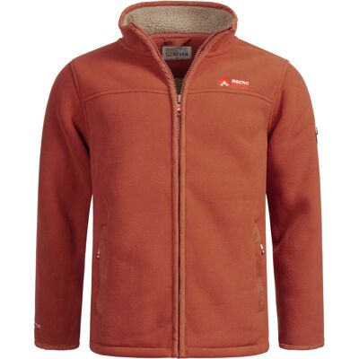 Arctic Seven Herren Fleece Jacke – Terracotta Braun M Arctic Seven Herren Fleece Jacke – Terracotta Braun M