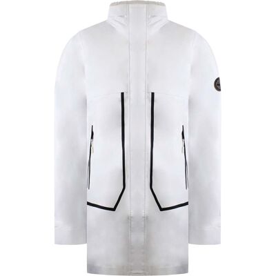 Timberland Wasserdichte Herren-Story-Jacke in Weiß Weiß M Timberland Wasserdichte Herren-Story-Jacke in Weiß Weiß M