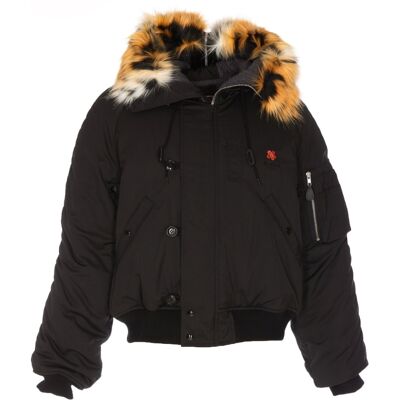 Schlichte schwarze Bomberjacke von Kenzo Schwarz M Schlichte schwarze Bomberjacke von Kenzo Schwarz M