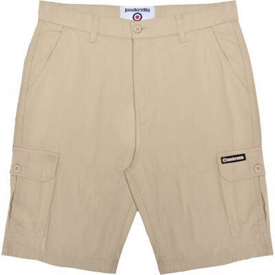 Lambretta - "SS25" Cargo-Shorts für Herren (Steinfarben) Stein 34 Normal Lambretta - "SS25" Cargo-Shorts für Herren (Steinfarben) Stein 34 Normal