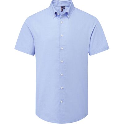 Premier - "Supreme" Formelles Hemd für Herren kurzärmlig (Dunkelblau) Blau M Premier - "Supreme" Formelles Hemd für Herren kurzärmlig (Dunkelblau) Blau M