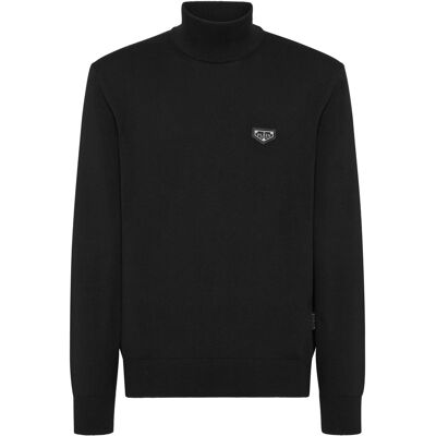 Philipp Plein Rollkragenpullover Schwarz XL Philipp Plein Rollkragenpullover Schwarz XL