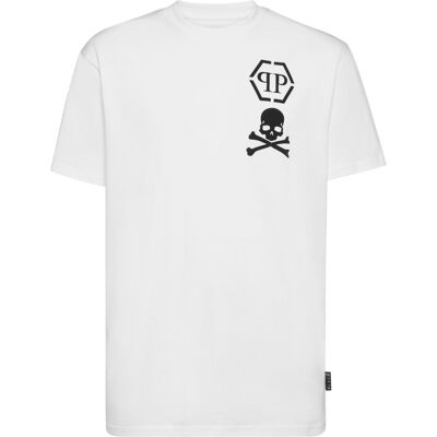 Philipp Plein V-Neck T-Shirt Logo Skull Philipp Plein V-Neck T-Shirt Logo Skull