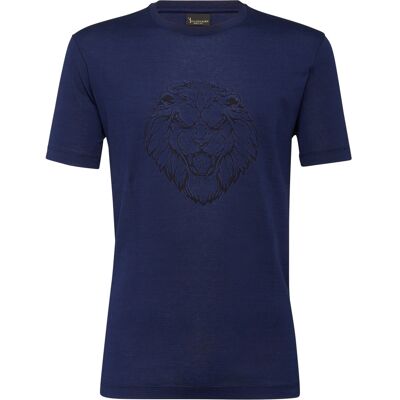 Billionaire T-Shirt Lion Dunkelblau S Billionaire T-Shirt Lion Dunkelblau S