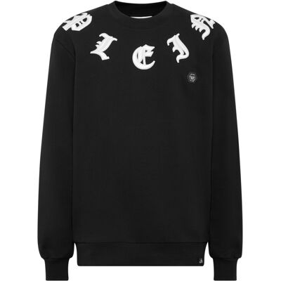 Philipp Plein Sweatshirt Gothic Plein Schwarz 2XL Philipp Plein Sweatshirt Gothic Plein Schwarz 2XL