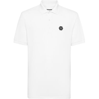 Philipp Plein Poloshirt Gothic Plein Weiß 2XL Philipp Plein Poloshirt Gothic Plein Weiß 2XL