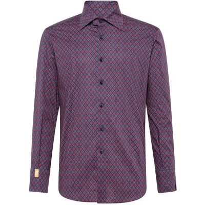 Billionaire Hemd Slim Fit Dunkelblau XS Billionaire Hemd Slim Fit Dunkelblau XS