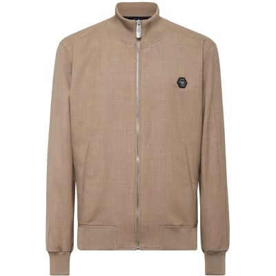 Philipp Plein Wool Jacket Stripes Beige 52 (Brust) Philipp Plein Wool Jacket Stripes Beige 52 (Brust)