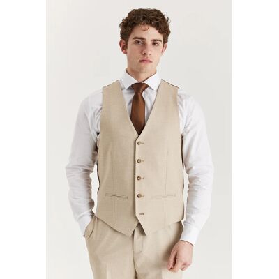 Paul Andrew Beige leichte Weste für Herren für Sommerhochzeiten und Partys Beige 38 (Brust) Paul Andrew Beige leichte Weste für Herren für Sommerhochzeiten und Partys Beige 38 (Brust)