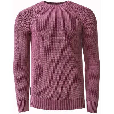 Rusty Neal Verwaschener Strick Pullover im Vintage Look Rose M Rusty Neal Verwaschener Strick Pullover im Vintage Look Rose M