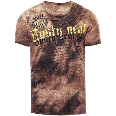 RUSTY NEAL XXL Batik T-Shirt - Herren Casual RUSTY NEAL XXL Batik T-Shirt - Herren Casual