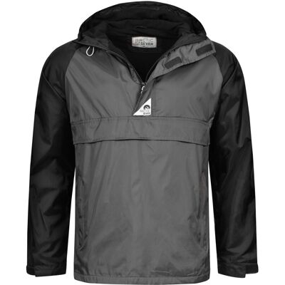 Arctic Seven Herren Regenjacke – Dunkelgrau-Schwarz Schwarz S Arctic Seven Herren Regenjacke – Dunkelgrau-Schwarz Schwarz S