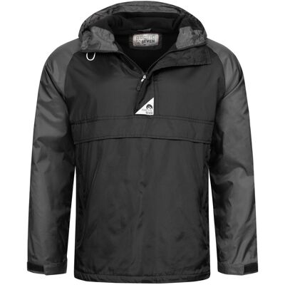 Arctic Seven Herren Regenjacke – Schwarz-Dunkelgrau Schwarz L Arctic Seven Herren Regenjacke – Schwarz-Dunkelgrau Schwarz L