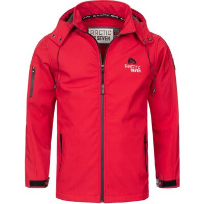 Arctic Seven Herren Softshell Jacke Rot Rot L Arctic Seven Herren Softshell Jacke Rot Rot L