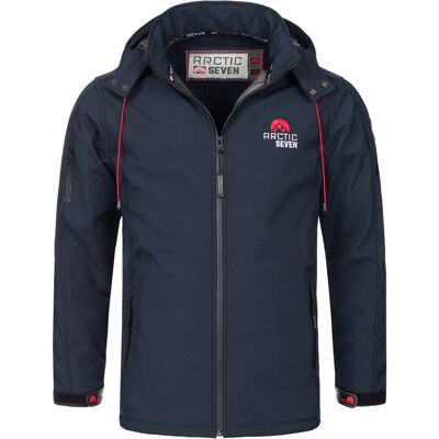 Arctic Seven Herren Softshell Jacke Navy Blau M Arctic Seven Herren Softshell Jacke Navy Blau M