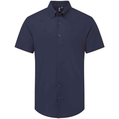 Premier - "Supreme" Formelles Hemd für Herren kurzärmlig (Marineblau) Marine XL Premier - "Supreme" Formelles Hemd für Herren kurzärmlig (Marineblau) Marine XL
